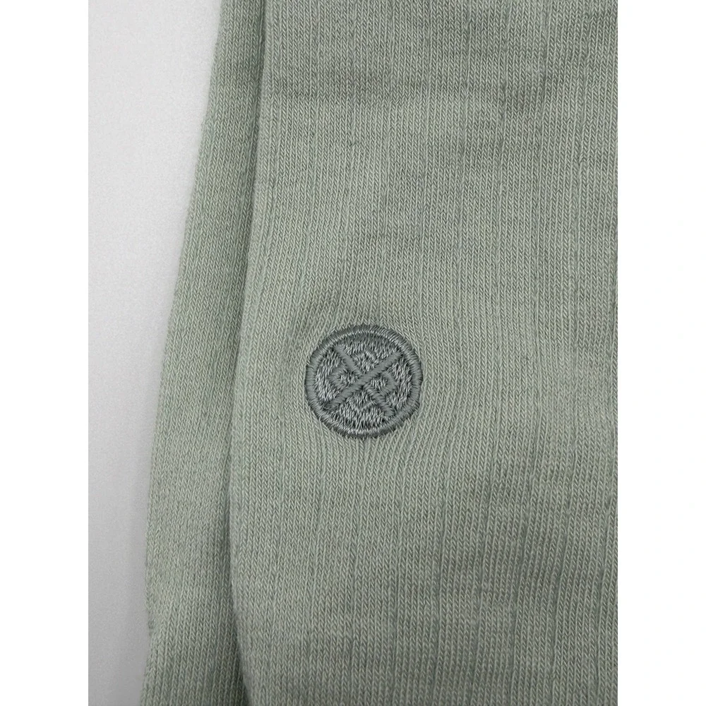 Stance Rolled Solid Crew Socks Pale Blue Womens Medium NWT W546C25ROL-PAB